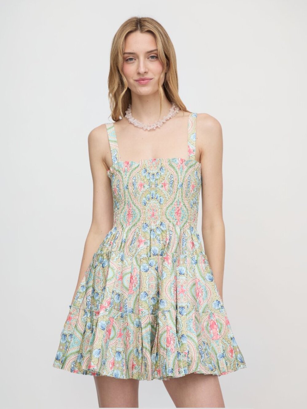 Hill House Home The Ribbon Charlotte Nap Dress - Sea Scroll Size XSSea Scroll /